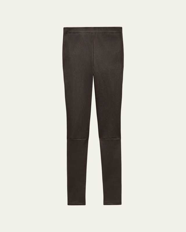 Adbelle High-Waist Leather Leggings